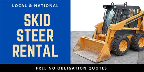 average price to rent skid steer|bobcat rental prices near me.